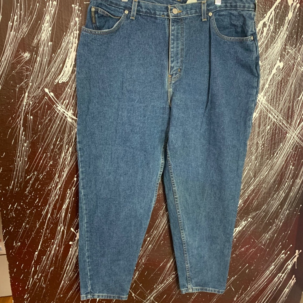 Faded Glory Vintage 90s High Waisted Mom Jeans Blue 20W Petite Made in USA